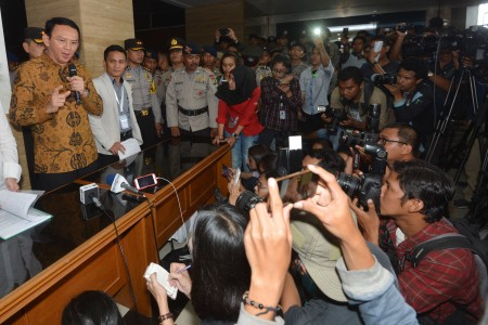 Sidang Penodaan Agama,  Ahok Tuding Saksi Berbohong