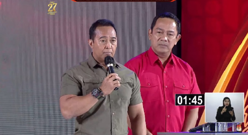 Debat Pilgub Jateng, Andika Janji Bangun Koneksi Internet di Semua Desa