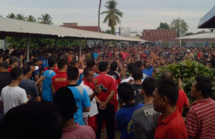 Wajib Tes Urine, Ribuan Napi Penjara Jambi Demo