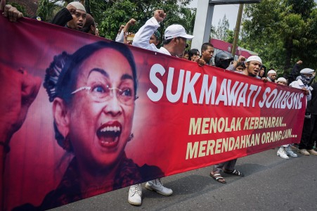 Sukmawati Datang  Minta Maaf, PWNU Jatim Minta Laporan ke Polisi Dicabut