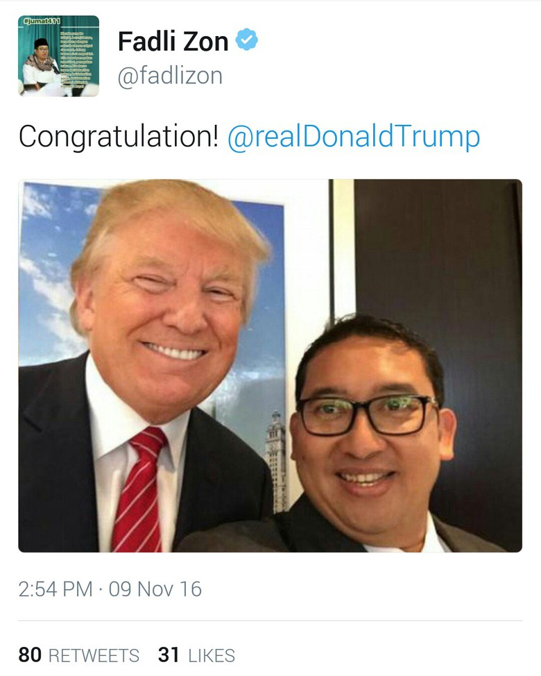 Fadli Zon jadi Plt Ketua DPR