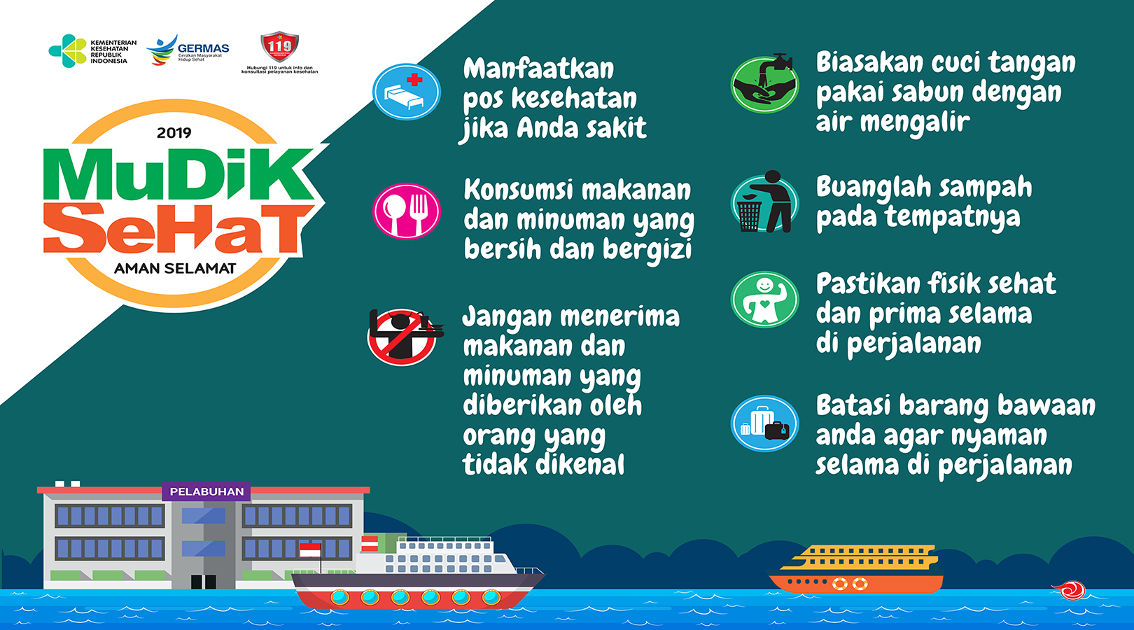 [Advertorial] Mudik Sehat Aman Selamat 2019 Kementerian Kesehatan
