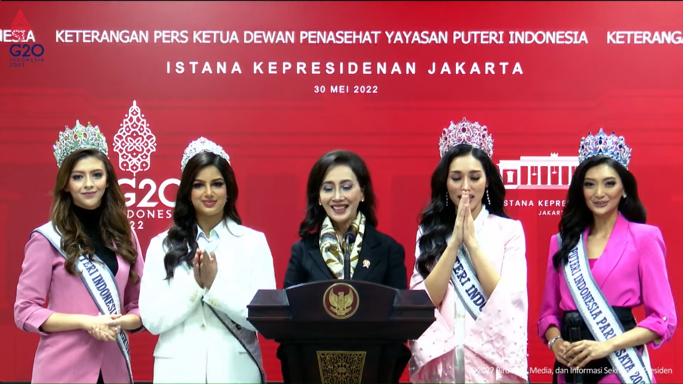 Jokowi Libatkan Puteri Indonesia 2022 dalam Program G20