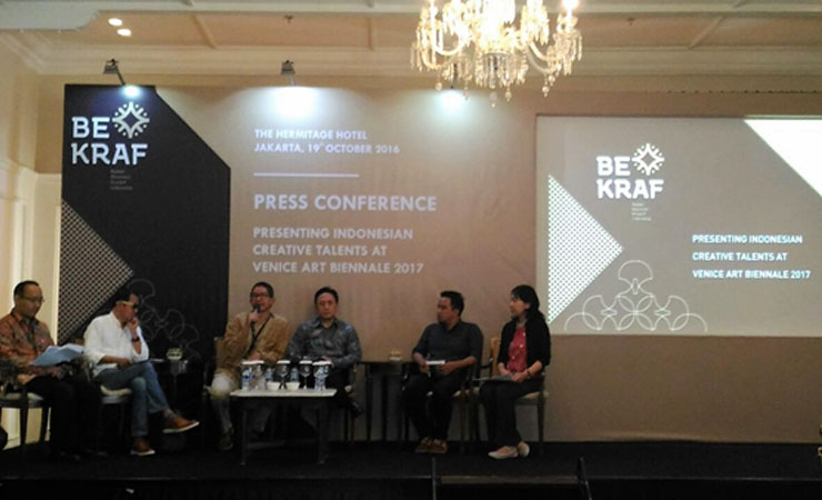 Bekraf Memprakarsai Paviliun Indonesia dalam Perhelatan Seni Rupa Internasional Venice Bie