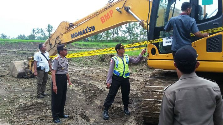 Kepolisian Banyuwangi Tutup 30an Tambang Pasir Ilegal