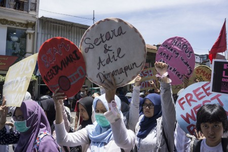 Aksi May Day, Ini Tuntutan Solidaritas Perempuan