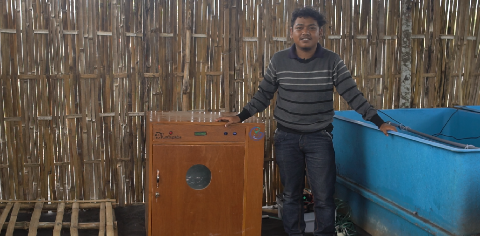 Maticgator merupakan alat penetas telur penyu atau tukik.