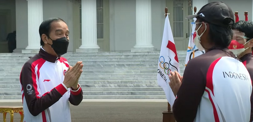 Jokowi Lepas 28 Atlet ke Olimpiade Tokyo 2020