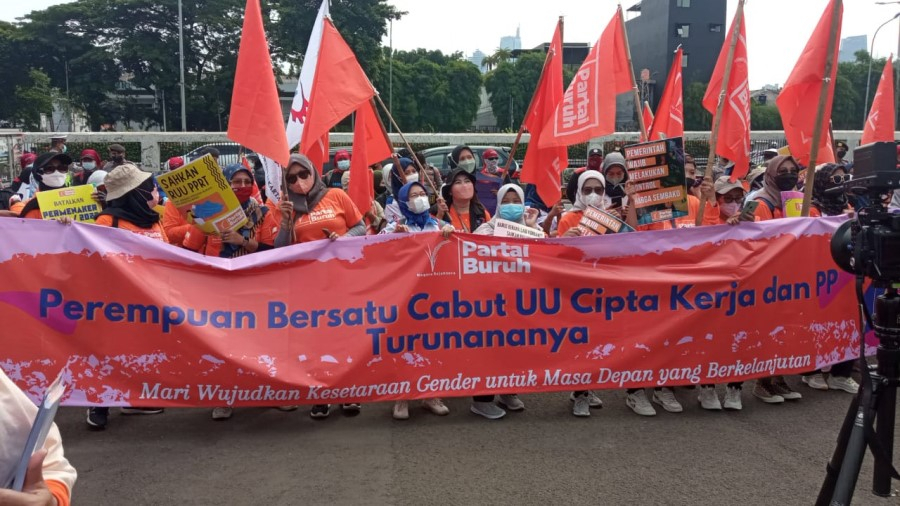 Hari Perempuan Internasional, Buruh Tuntut Kesetaraan Pendapatan