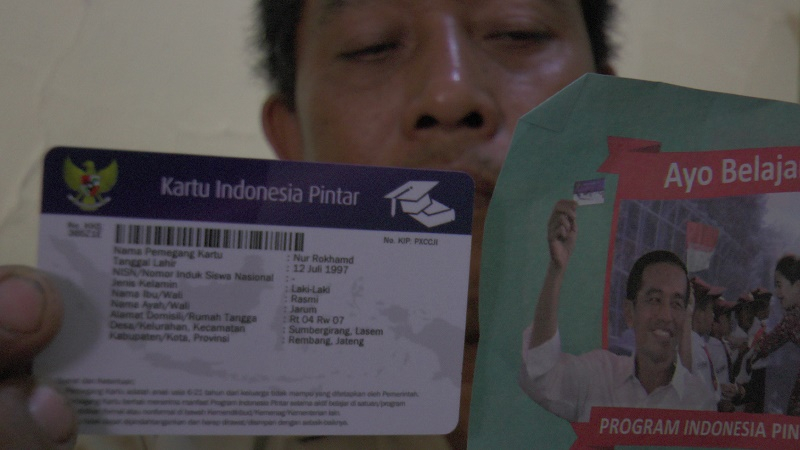 Ribuan Kartu Indonesia Pintar  di Rembang Salah Sasaran