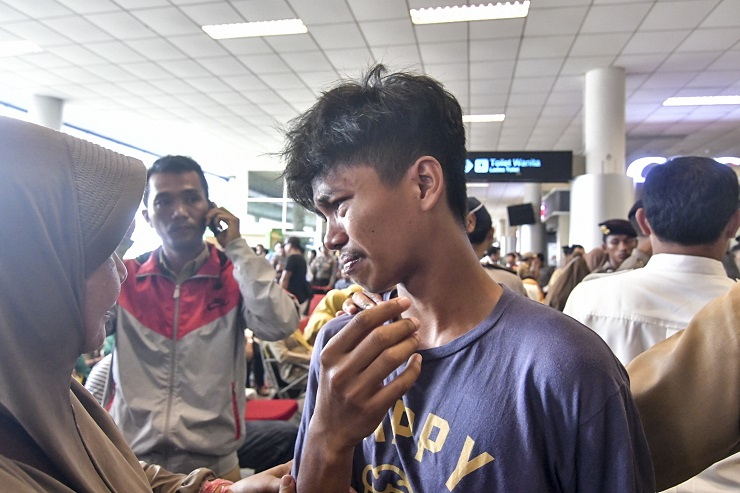 Keluarga Penumpang Lion JT 610 Mulai Berdatangan ke Crisis Center