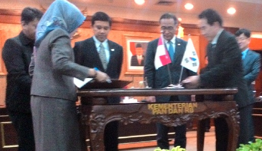 Indonesia - Korea Resmikan Kerjasama E-Goverment