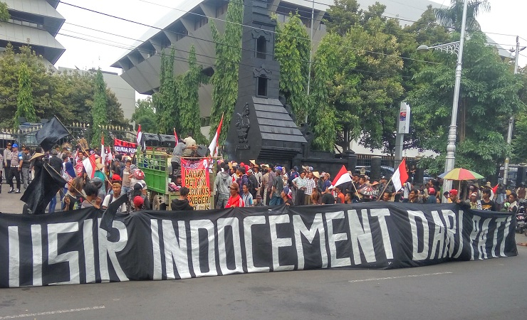 Kenduri Lingkungan, Warga Pati Tolak Perpanjangan Izin Tambang  Indocement di  Kendeng