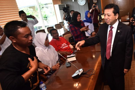 Terima Warga Pro-Semen Kendeng, Ketua DPR Dukung Pembangunan Pabrik