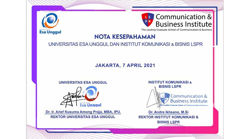 Kolaborasi IKB LSPR dan UEU untuk Tingkatkan Potensi Tridharma Perguruan Tinggi