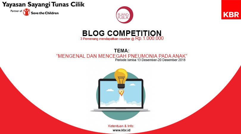 Yuk, Ikut Lomba blog: Mengenal dan Mencegah Pneumonia Pada Anak