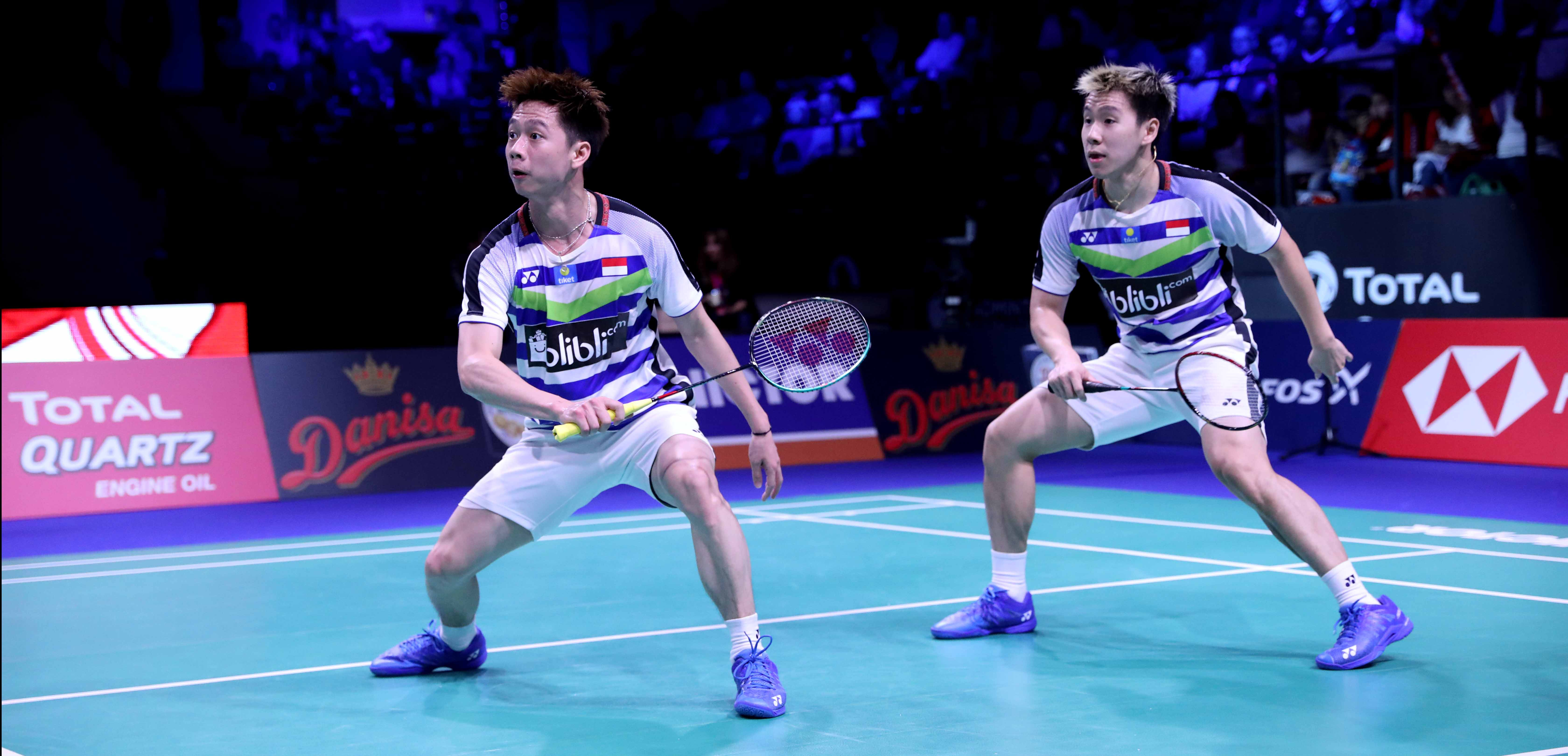 Kalahkan Jepang, Marcus/Kevin Juara Denmark Open 2018