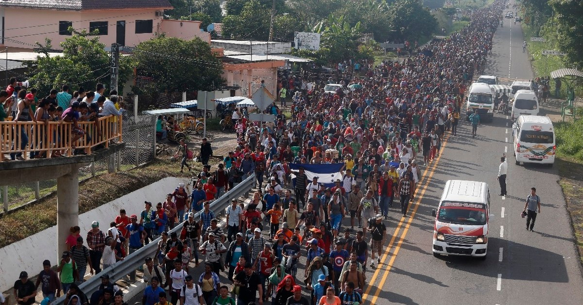 Bendung Ribuan Migran Amerika Tengah, AS Kerahkan 800 Pasukan ke Perbatasan