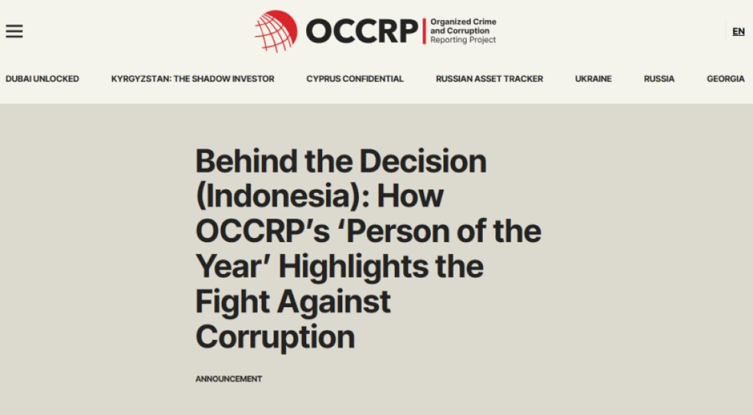 Jokowi di Daftar Finalis Terkorup OCCRP, KPK: Akan Usut Jika Ada Laporan