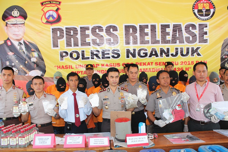 32 Ribu Pil Dobel LL Disita Polisi Nganjuk Selama Puasa