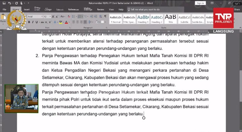 Penggusuran Rumah Bersertifikat di Bekasi, Komisi III Minta MA-KY Periksa Hakim 