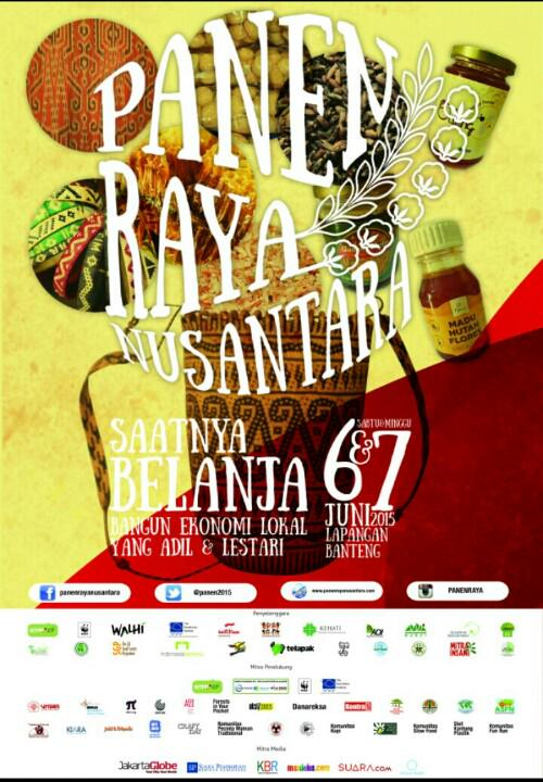 Festival Panen Raya Nusantara 2015,  Angkat Produk Lokal  Dari Alam 