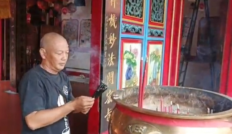 Dua Patung Dewa di Vihara Welas Asih Cirebon Hilang, Pelaku Terekam CCTV