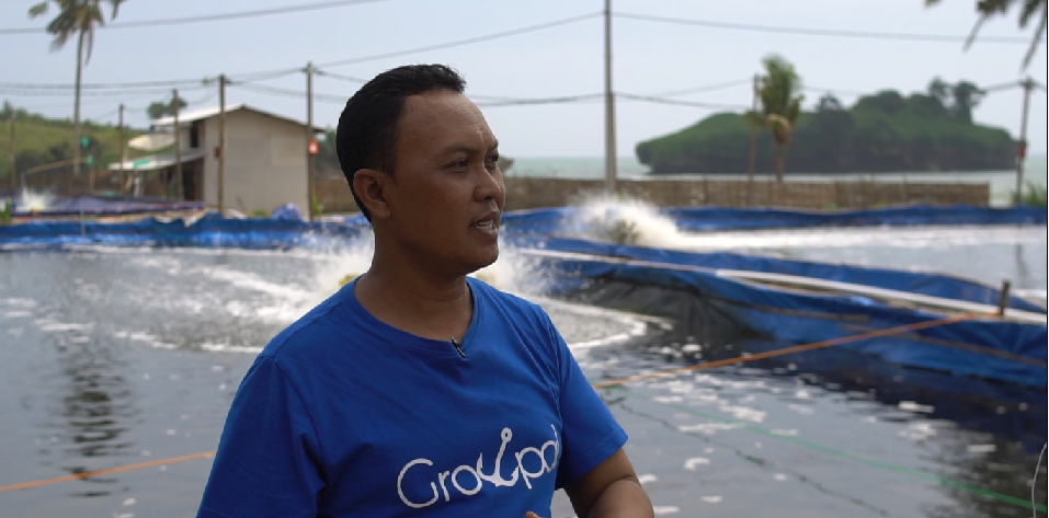 Heri Setyo Budi, salah satu petani ikan tradisional yang bergabung di GrowPal. Ia mengajukan proposa
