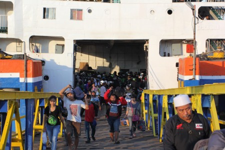 Puncak Arus Balik di Pelabuhan Ketapang Hari ini