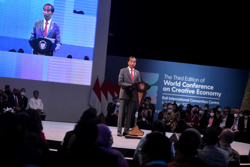 Jokowi: Ekonomi Kreatif Jadi kekuatan Global