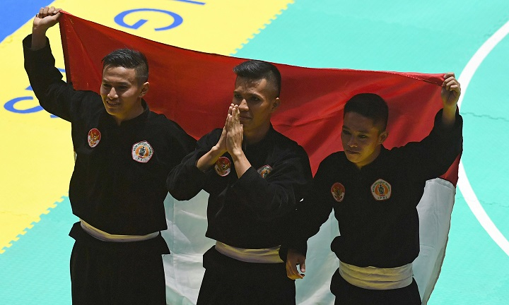 Cabang Olahraga Pencak Silat Sumbang 8 Emas Sekaligus