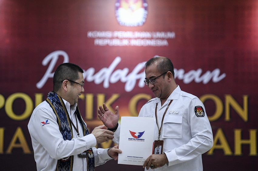 Hari Pertama, 9 Parpol Daftar Pemilu 2024 ke KPU 