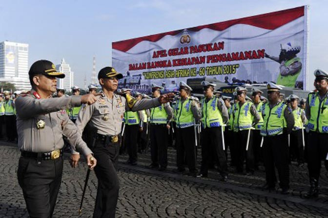 Amankan KAA, Polri Kerahkan 4000 Petugas