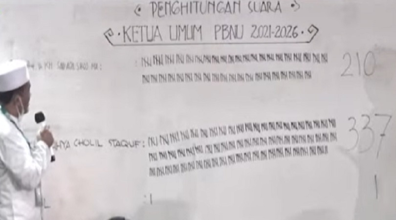 Muktamar NU ke-34, Yahya Cholil Staquf  Terpilih Pimpin PBNU