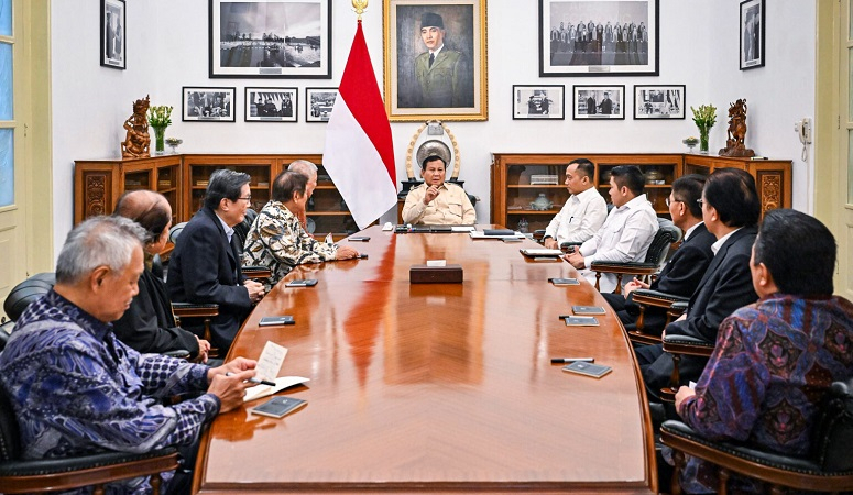 Prabowo Bertemu 8 Pengusaha Besar di Istana Bahas Isu Strategis