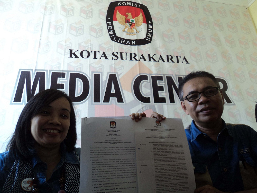 Dua Calon Lolos Pilkada Solo