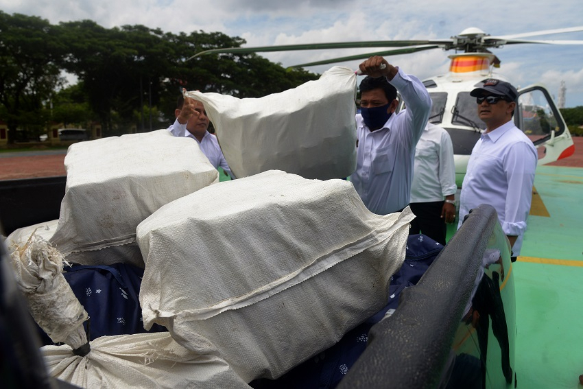 Polri Gagalkan Penyelundupan 270,2 Kilogram Sabu