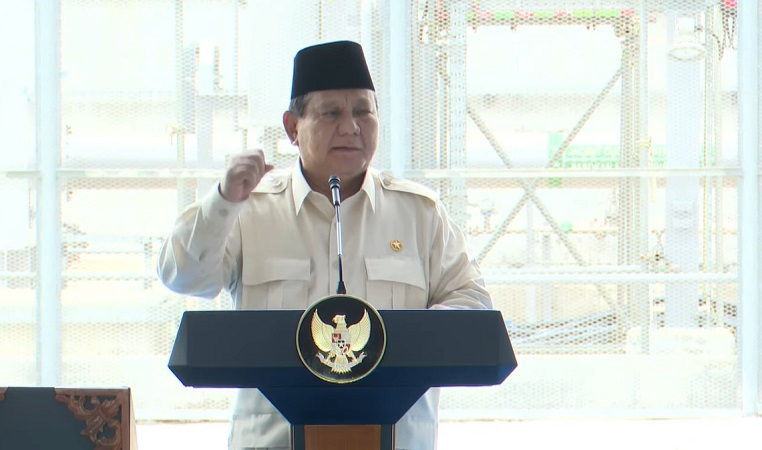 Resmikan Pabrik Emas di Gresik, Prabowo: Terbesar di Dunia