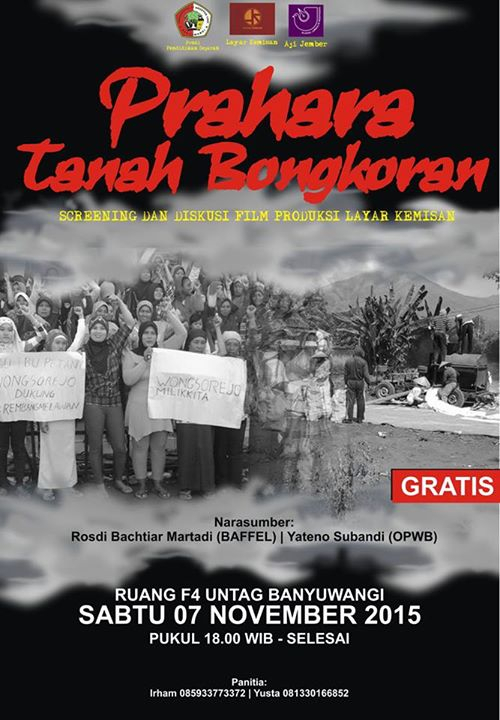 Koalisi Masyarakat Sipil Kecam Pelarangan Pemutaran Film “Prahara Tanah Bongkoran” di Bany
