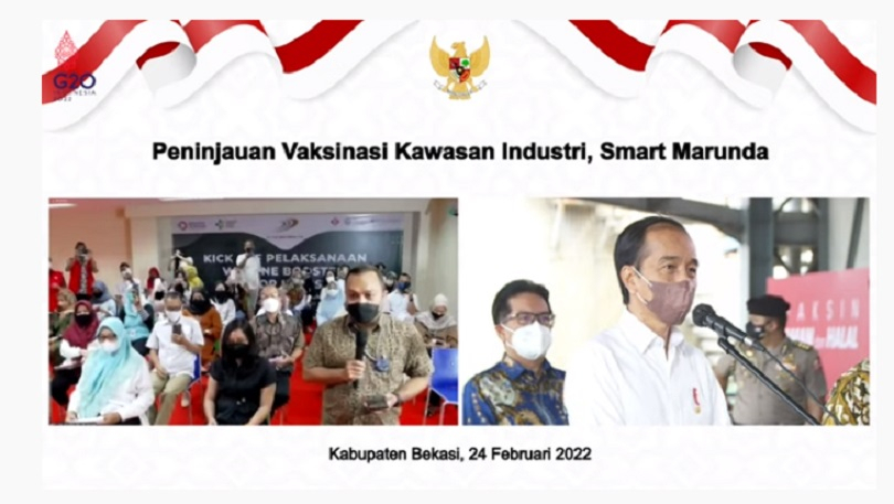 Presiden: Percepat Vaksinasi Dosis Ketiga di Sektor Industri