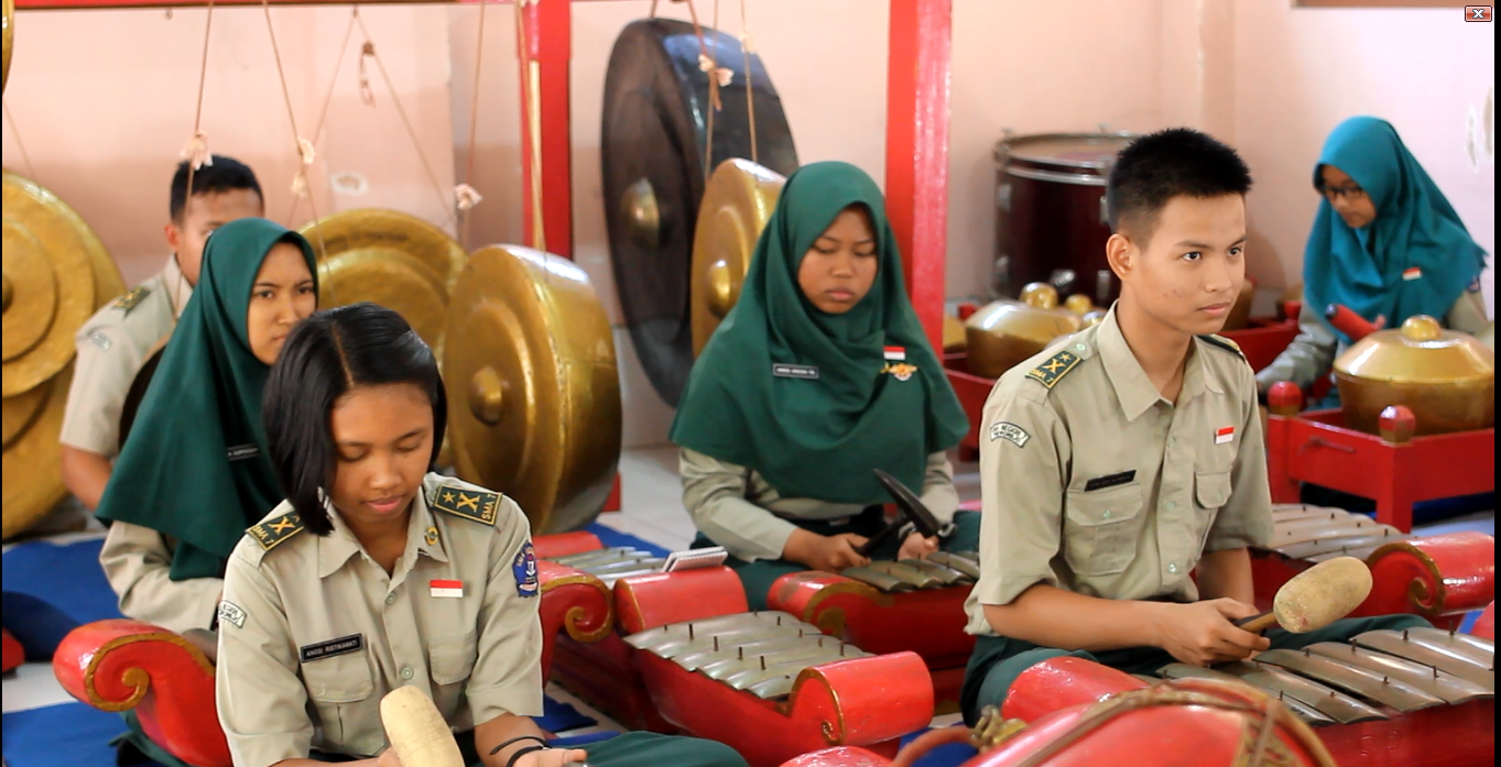 ekstrakurikuler karawitan di SMA 7 Purworejo. 