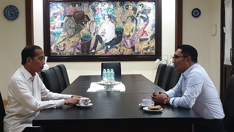 Ridwan Kamil Temui Jokowi di Solo, Bahas Penataan Jakarta