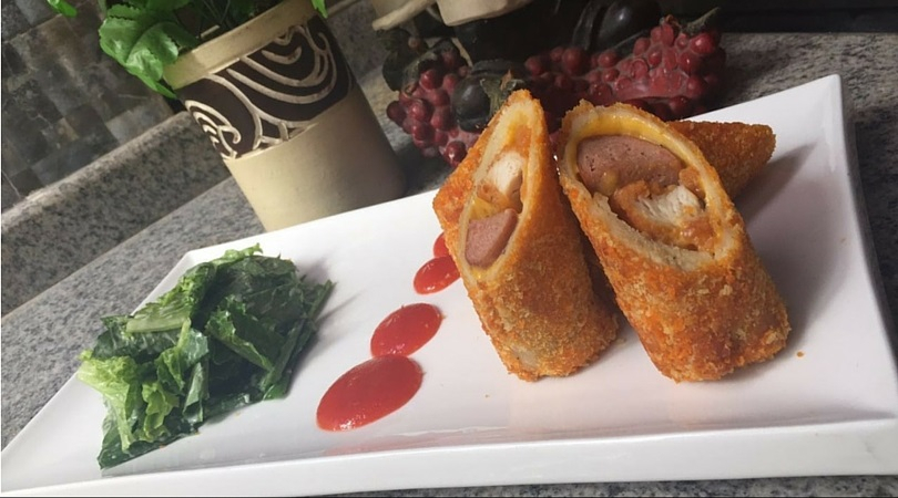 Roti Gulung Goreng With Beef Sauce 