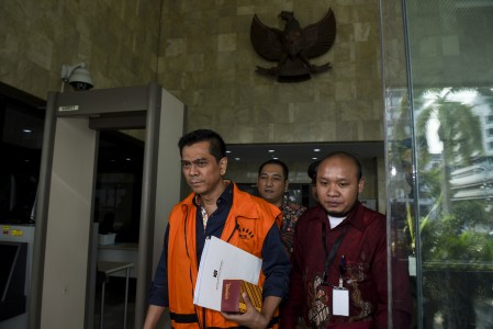 Sanusi Hadapi Sidang Pembacaan Dakwaan Suap Raperda Reklamasi Jakarta