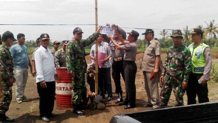 Kepolisian Tutup Paksa Belasan Tambang Ilegal di Banyuwangi