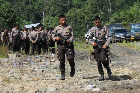Bentrok Antitambang, Ratusan Polisi Masih Disiagakan di Lokasi PT.  CBS Bengkulu