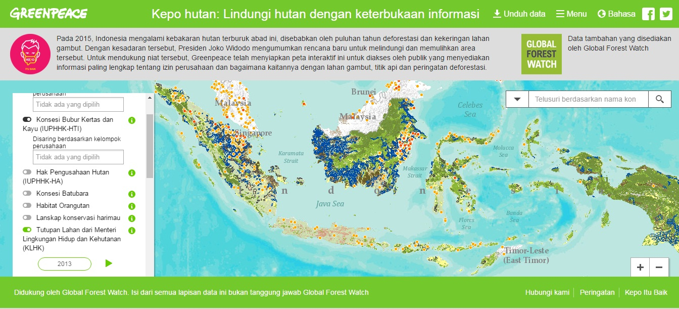 Ini Aplikasi untuk Publik Awasi Hutan
