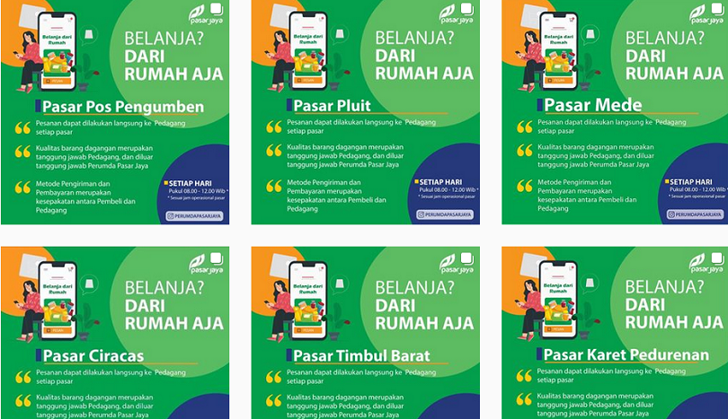 Cegah Penyebaran Covid-19, Ini 50-an Pasar di Jakarta yang Siap Layani Belanja Online