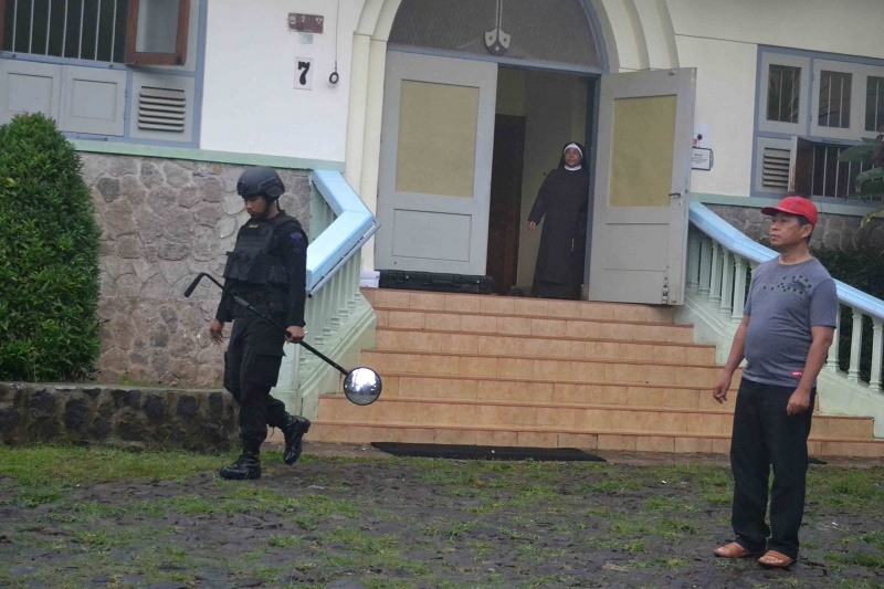 Gereja Gembala Baik Hati Batu Malang Diancam Bom