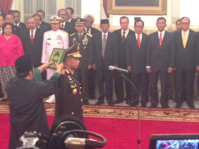 Lantik Tito Jadi Kapolri, Ini Pesan Jokowi